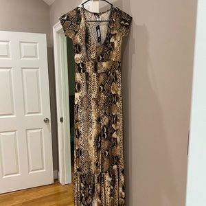 Fashion Nova snake skin jump suit